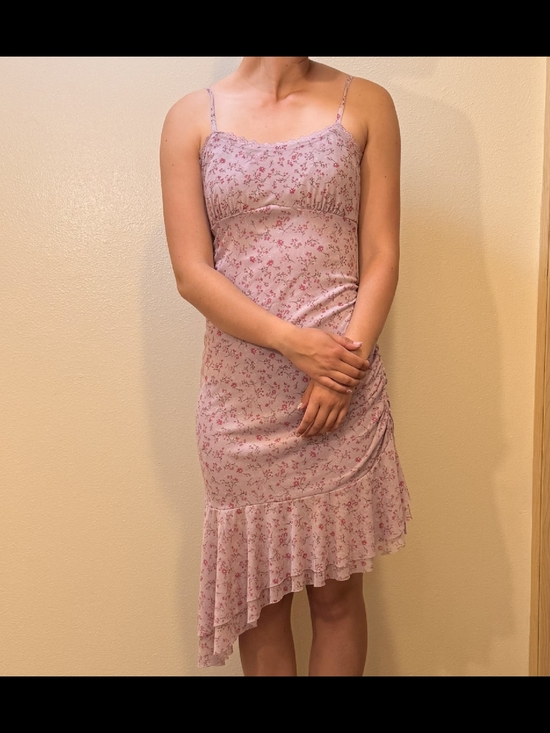 wild fable Dresses & Skirts - wild fable Light Lavender Floral Asymmetrical Slip Dress